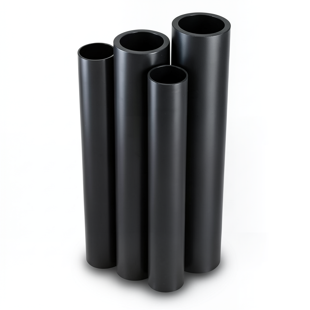 Al-Rajhi HDPE Pipes PE 80 Pressure 4 Bar Diameter 500 mm Thickness 12.3 mm Black