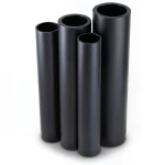 HDPE Pipes PE 80 Pressure 4 Bar Diameter 560 mm Thickness 13.7 mm Black