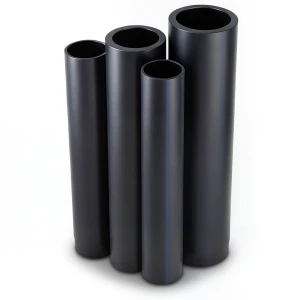 أنابيب HDPE PE 80 ضغط 4 بار قطر 560 مم سمك 13.7 مم لون أسود