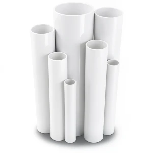 مواسير UPVC ضغط 16 بار قطر خارجي 90 مم سمك 6.7 مم أبيض