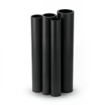 أنابيب HDPE PE 80 ضغط 4 بار قطر 630 مم سمك 15.4 مم لون أسود