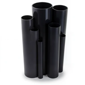 مواسير UPVC ضغط 6 بار قطر خارجي 90 مم سمك 2.7 مم لون اسود
