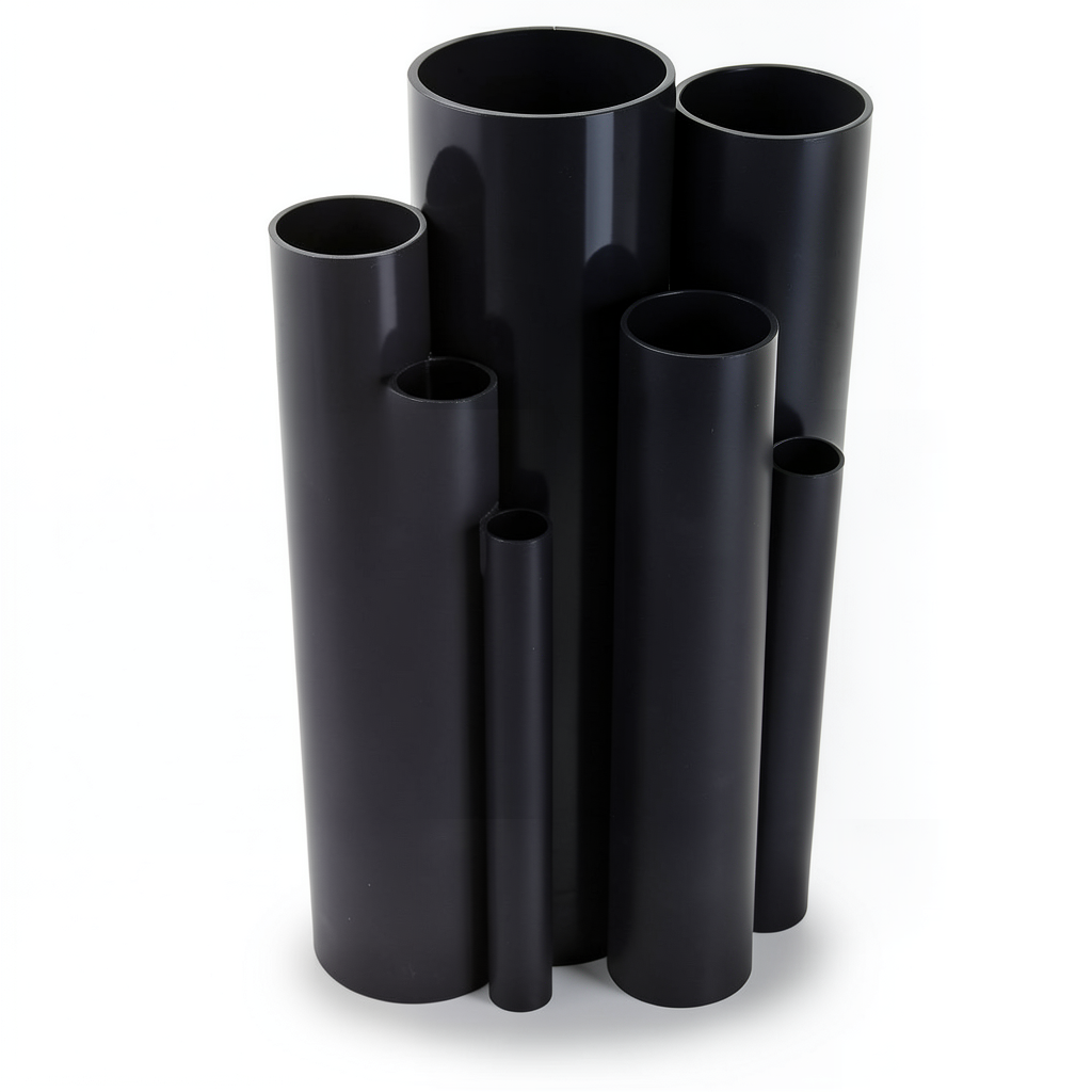 UPVC Pipes Pressure 6 Bar Outside Diameter 90 mm Thickness 2.7 mm Black