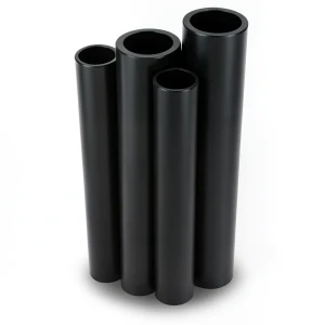 أنابيب HDPE الراجحي PE 80 ضغط 4 بار قطر 710 مم سمك 17.4 مم لون أسود