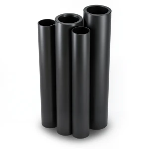 أنابيب HDPE الراجحي PE 80 ضغط 4 بار قطر 800 مم سمك 19.6 مم أسود