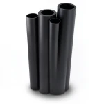 Al-Rajhi HDPE Pipes PE 80 Pressure 4 Bar Diameter 900 mm Thickness 22 mm Black