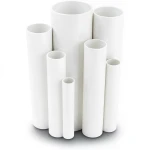 مواسير UPVC ضغط اسمي 10 بار قطر خارجي 90 مم سمك 4.3 مم لون أبيض