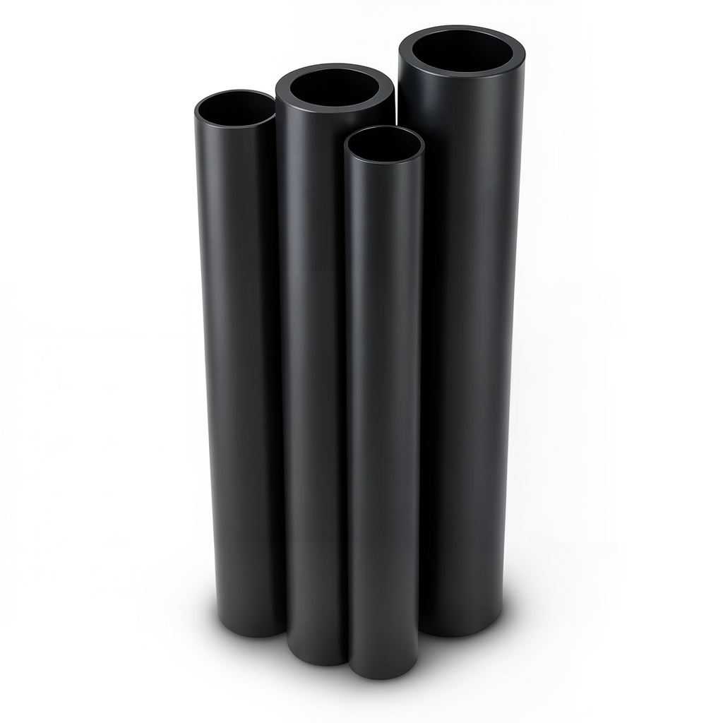 Al-Rajhi HDPE Pipes PE 80 Pressure 4 Bar Diameter 1200 mm Thickness 29.4 mm Black