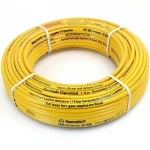 أنابيب HDPE نيبروبلاست PE 80 ضغط 16 بار قطر خارجي 125 مم سمك 14 مم لون أصفر 