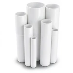 مواسير UPVC ضغط 16 بار قطر خارجي 90 مم سمك 6.7 مم أبيض