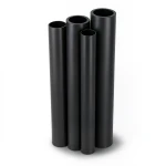 HDPE Pipes PE 80 Pressure 4 Bar 250 mm OD Thickness 6.2 mm Black