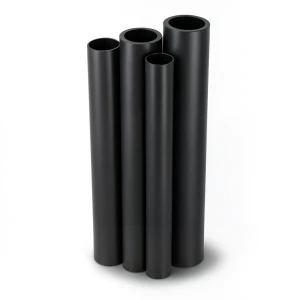 مواسير HDPE PE 80 ضغط 4 بار قطر خارجي 250 مم سمك 6.2 مم لون أسود