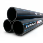 Neproplast HDPE Pipes PE 80 Pressure 16 Bar Outside Diameter 250 mm Thickness 27.9 mm Color Black