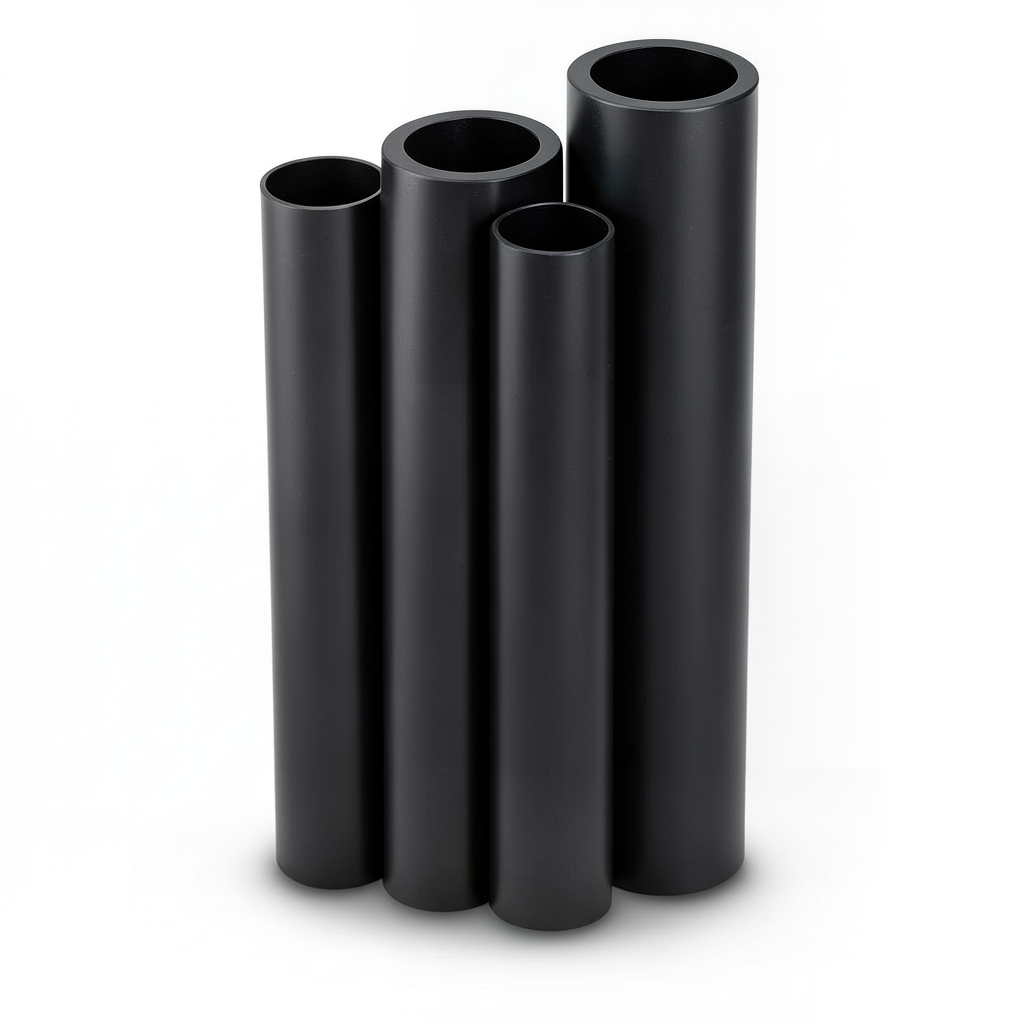 مواسير HDPE الراجحي PE 80 ضغط 4 بار قطر 315 مم سمك 7.7 مم لون أسود