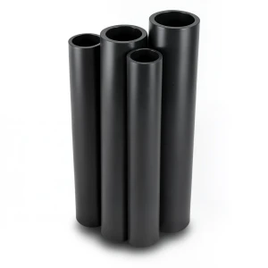 مواسير HDPE PE 80 ضغط 4 بار قطر 400 مم سمك 9.8 مم أسود