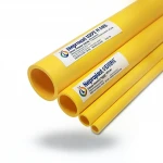 مواسير HDPE نيبروبلاست PE 100 ضغط 20 بار قطر خارجي 180 مم سمك 20.1 مم لون أصفر 