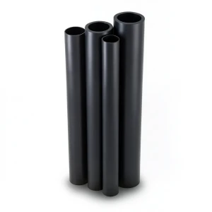 أنابيب HDPE PE 80 ضغط 4 بار قطر 450 مم سمك 11 مم لون أسود