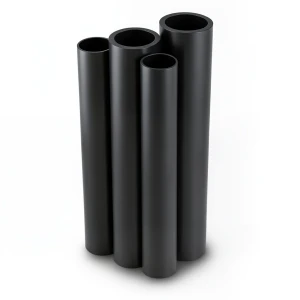 مواسير HDPE PE 80 ضغط 4 بار قطر 200 مم سمك 4.9 مم لون أسود