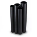 أنابيب HDPE PE 80 ضغط 4 بار قطر 560 مم سمك 13.7 مم لون أسود