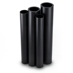 أنابيب HDPE PE 80 ضغط 4 بار قطر 560 مم سمك 13.7 مم لون أسود