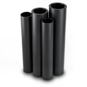 مواسير HDPE PE 80 ضغط 4 بار قطر خارجي 250 مم سمك 6.2 مم لون أسود