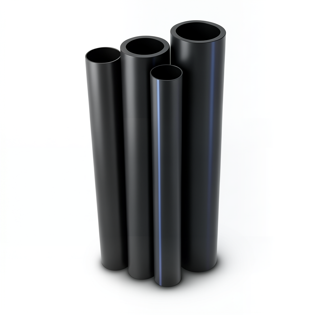Al-Rajhi HDPE Pipes PE 80 Pressure 4 Bar Outside Diameter 280 mm Thickness 6.9 mm Black