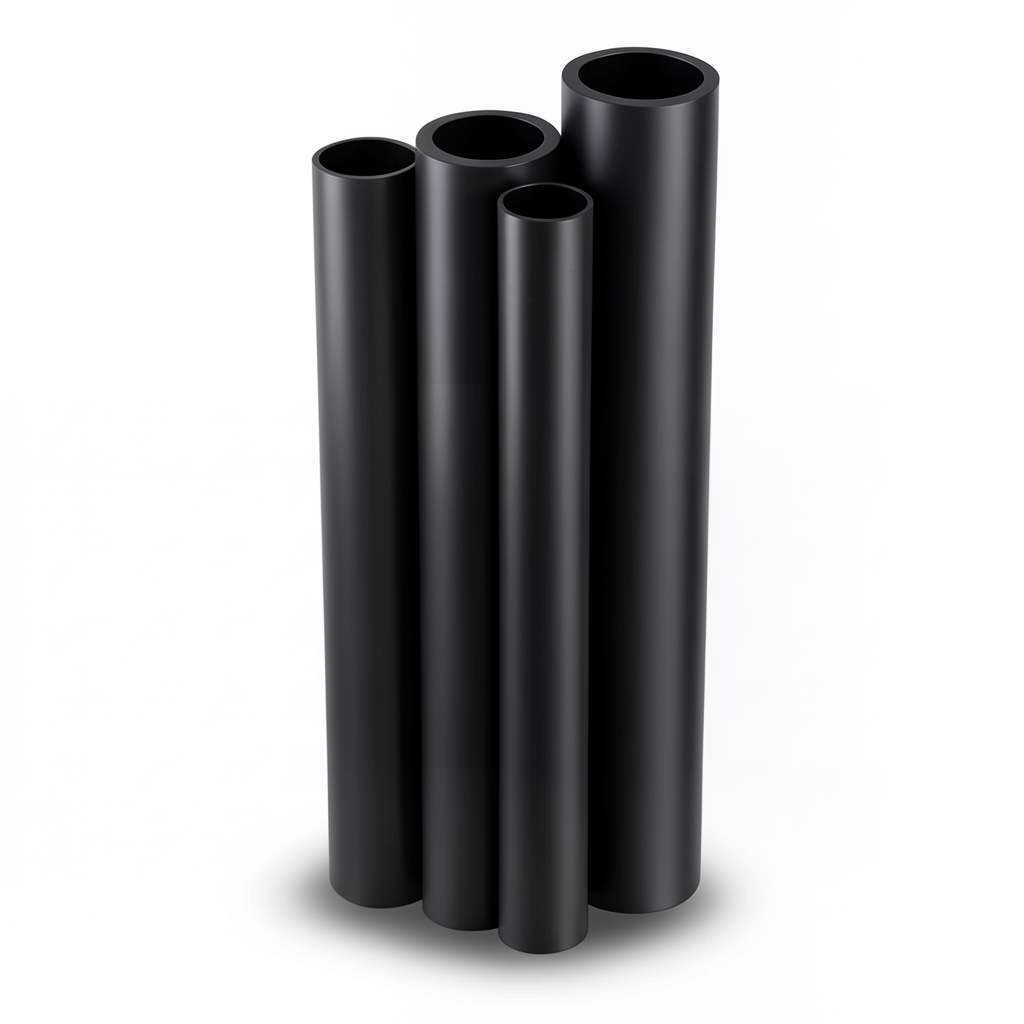Al-Rajhi HDPE Pipes PE 80 Pressure 4 Bar Diameter 800 mm Thickness 19.6 mm Black