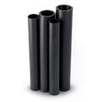 Al-Rajhi HDPE Pipes PE 80 Pressure 4 Bar Diameter 315 mm Thickness 7.7 mm Black