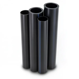 أنابيب HDPE PE 80 ضغط 4 بار قطر 1000 مم سمك 24.5 مم لون أسود