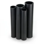 مواسير HDPE PE 80 ضغط 4 بار قطر 400 مم سمك 9.8 مم أسود
