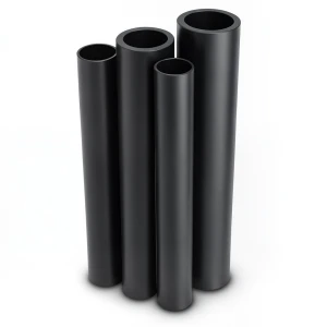 أنابيب HDPE PE 80 ضغط 4 بار قطر 450 مم سمك 11 مم لون أسود