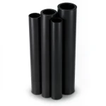 Al-Rajhi HDPE Pipes PE 80 Pressure 4 Bar Diameter 500 mm Thickness 12.3 mm Black