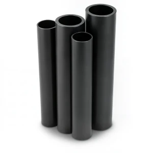 أنابيب HDPE PE 80 ضغط 4 بار قطر 630 مم سمك 15.4 مم لون أسود