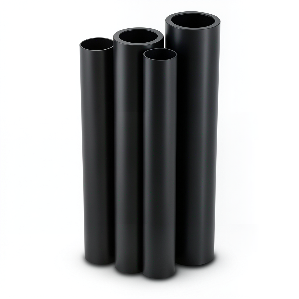 أنابيب HDPE الراجحي PE 80 ضغط 4 بار قطر 1400 مم سمك 34.4 مم أسود