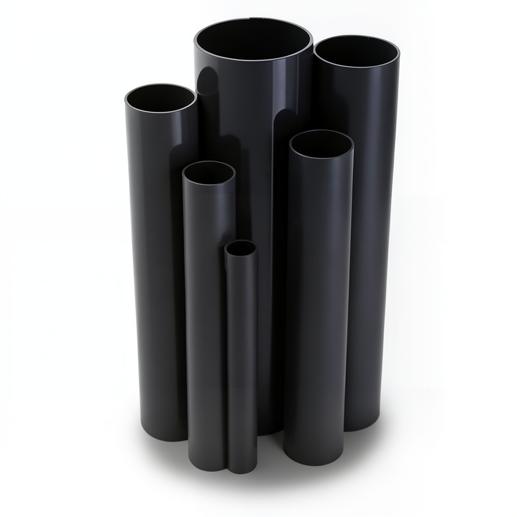 مواسير UPVC ضغط 16 بار قطر خارجي 90 مم سمك 6.7 مم لون اسود