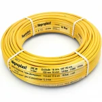 أنابيب HDPE نيبروبلاست PE 80 ضغط 16 بار قطر خارجي 110 مم سمك 12.3 مم لون أصفر 