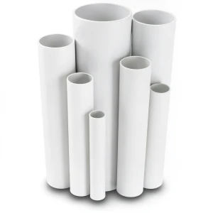 مواسير UPVC ضغط 2.5 بار قطر خارجي 125 مم سمك 1.8 مم لون أبيض
