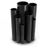 مواسير UPVC ضغط اسمي 2.5 بار قطر خارجي 125 مم سمك 1.8 مم لون اسود