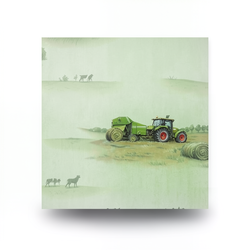 Youth and Children Wallpaper 10m x 0.53m Light Green, Model 293203