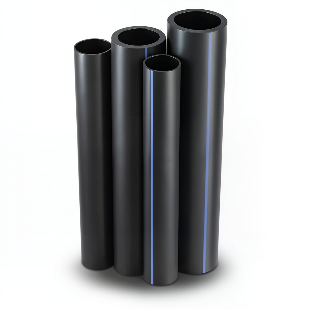 Al-Rajhi HDPE Pipes PE 80 4 Bar Pressure 1600 mm OD 39.2 mm Thickness Black