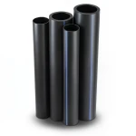 أنابيب HDPE الراجحي PE 80 ضغط 4 بار قطر خارجي 1600 مم سمك 39.2 مم أسود