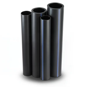 أنابيب HDPE الراجحي PE 80 ضغط 4 بار قطر خارجي 1600 مم سمك 39.2 مم أسود