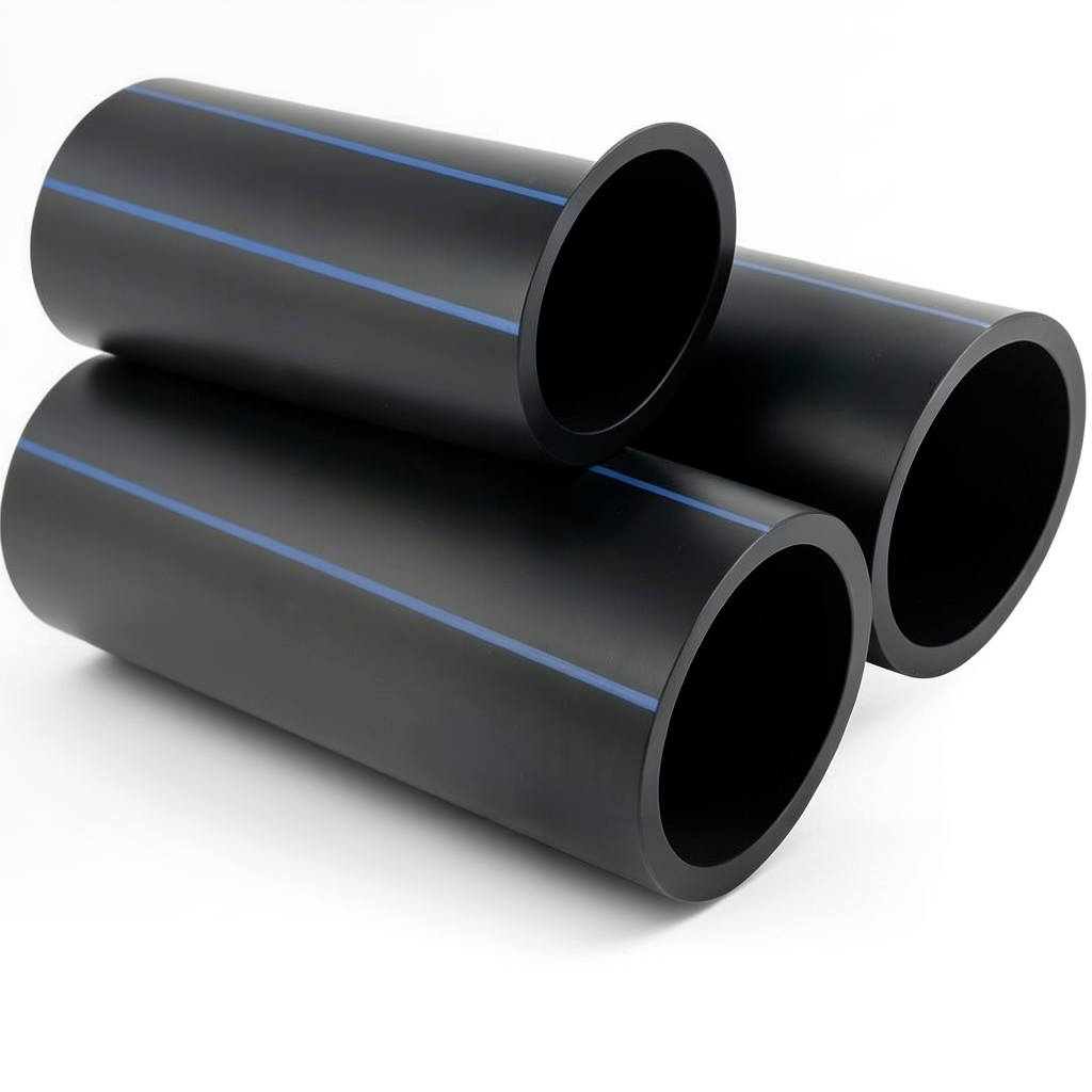 أنابيب HDPE السعودي PE 100 ضغط 16 بار قطر خارجي 20 مم سمك 2 مم لون أسود