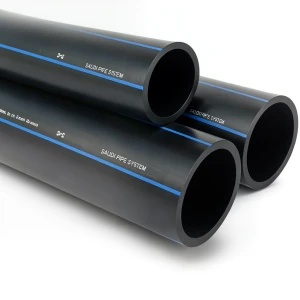 أنابيب HDPE SPS PE 100 ضغط 16 بار قطر خارجي 25 مم سمك 2.3 مم لون أسود | مصنع أنظمة الانابيب السعودي (SPS)