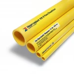 Neproplast HDPE Pipes PE 80 Pressure 16 Bar Outside Diameter 180 mm Thickness 20.1 mm Color Yellow