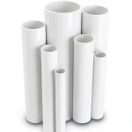 مواسير UPVC ضغط 2.5 بار قطر خارجي 125 مم سمك 1.8 مم لون أبيض
