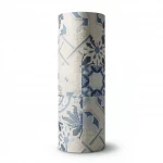 German Wall Covering, Beige with Blue, Length 10 m, Width 0.53 m, Model 526325