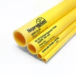 Neproplast HDPE Pipes PE 80 Pressure 16 Bar Outside Diameter 140 mm Thickness 15.7 mm Color Yellow
