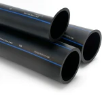 SPS HDPE Pipes PE 100 Pressure 16 Bar Outside Diameter 32 mm Thickness 3 mm Black | Saudi Pipes Systems (SPS)
