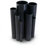 مواسير UPVC ضغط 16 بار قطر خارجي 90 مم سمك 6.7 مم لون اسود